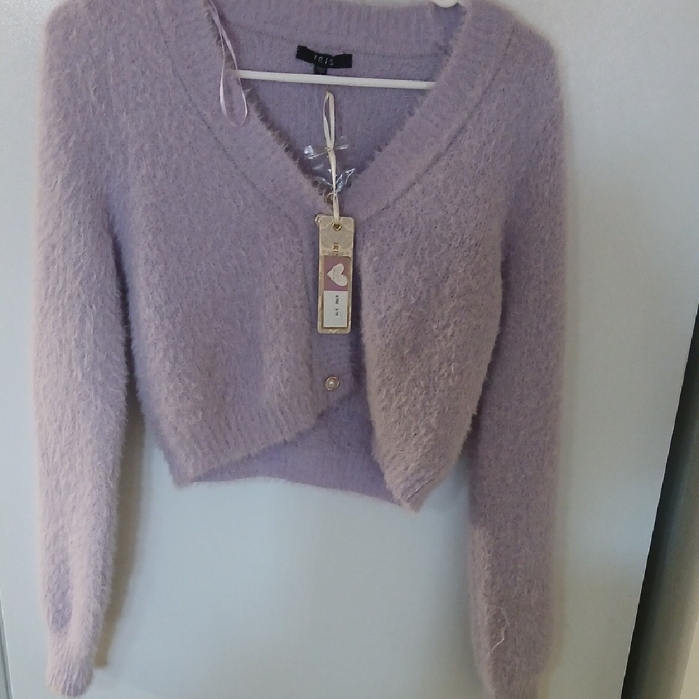 Iris Lavender Knit Cardigan